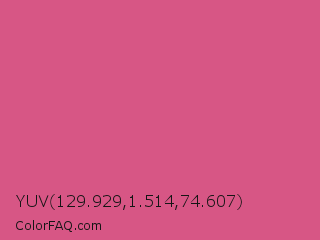 YUV 129.929,1.514,74.607 Color Image