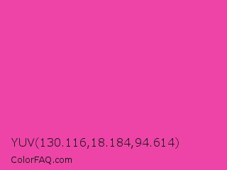 YUV 130.116,18.184,94.614 Color Image