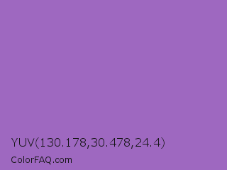 YUV 130.178,30.478,24.4 Color Image