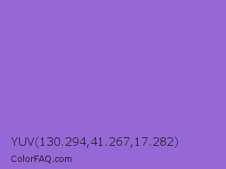 YUV 130.294,41.267,17.282 Color Image