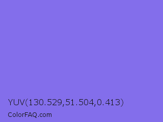 YUV 130.529,51.504,0.413 Color Image