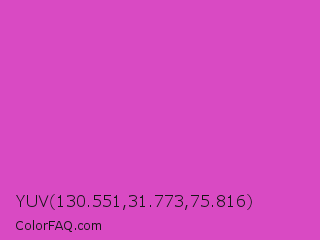 YUV 130.551,31.773,75.816 Color Image