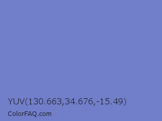 YUV 130.663,34.676,-15.49 Color Image