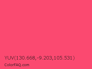 YUV 130.668,-9.203,105.531 Color Image