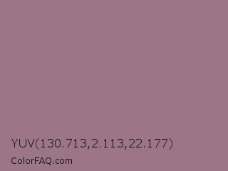 YUV 130.713,2.113,22.177 Color Image
