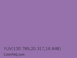YUV 130.789,20.317,16.848 Color Image