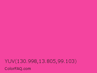 YUV 130.998,13.805,99.103 Color Image