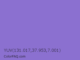 YUV 131.017,37.953,7.001 Color Image