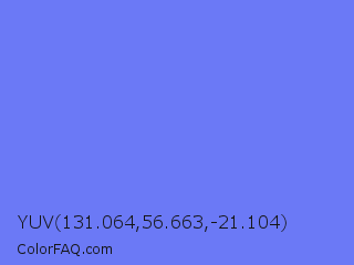 YUV 131.064,56.663,-21.104 Color Image