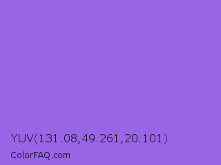 YUV 131.08,49.261,20.101 Color Image