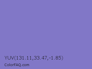 YUV 131.11,33.47,-1.85 Color Image