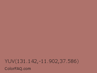 YUV 131.142,-11.902,37.586 Color Image