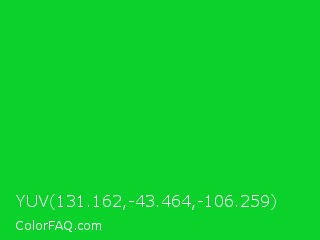YUV 131.162,-43.464,-106.259 Color Image