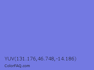 YUV 131.176,46.748,-14.186 Color Image