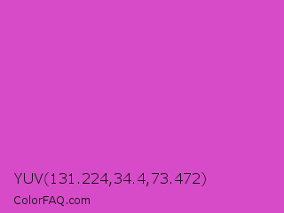 YUV 131.224,34.4,73.472 Color Image