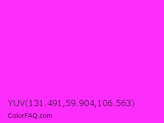 YUV 131.491,59.904,106.563 Color Image
