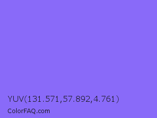 YUV 131.571,57.892,4.761 Color Image