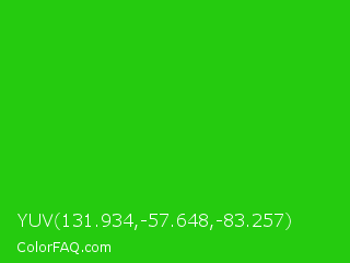 YUV 131.934,-57.648,-83.257 Color Image