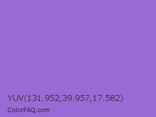 YUV 131.952,39.957,17.582 Color Image