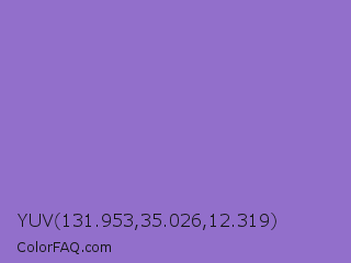 YUV 131.953,35.026,12.319 Color Image