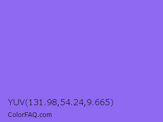 YUV 131.98,54.24,9.665 Color Image