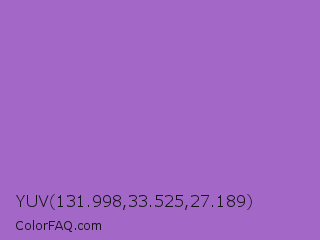 YUV 131.998,33.525,27.189 Color Image