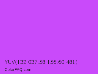 YUV 132.037,58.156,60.481 Color Image