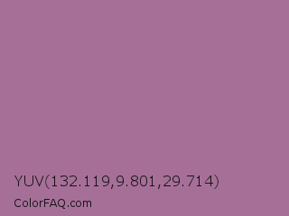 YUV 132.119,9.801,29.714 Color Image