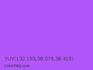 YUV 132.193,58.079,38.419 Color Image