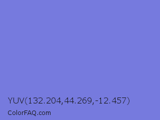 YUV 132.204,44.269,-12.457 Color Image