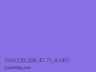 YUV 132.226,47.71,4.187 Color Image
