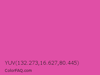 YUV 132.273,16.627,80.445 Color Image