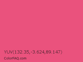 YUV 132.35,-3.624,89.147 Color Image