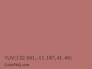 YUV 132.691,-11.187,41.49 Color Image