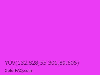 YUV 132.828,55.301,89.605 Color Image