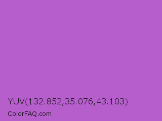 YUV 132.852,35.076,43.103 Color Image