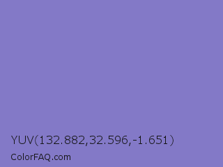 YUV 132.882,32.596,-1.651 Color Image