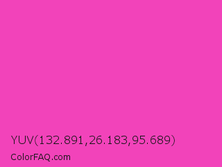 YUV 132.891,26.183,95.689 Color Image
