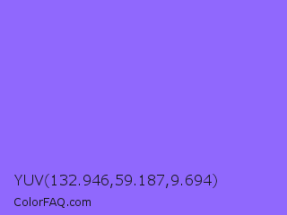 YUV 132.946,59.187,9.694 Color Image