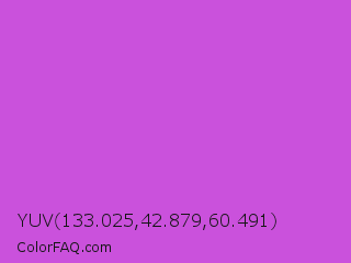 YUV 133.025,42.879,60.491 Color Image