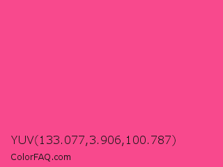 YUV 133.077,3.906,100.787 Color Image
