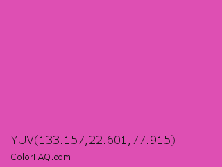 YUV 133.157,22.601,77.915 Color Image