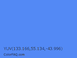 YUV 133.166,55.134,-43.996 Color Image