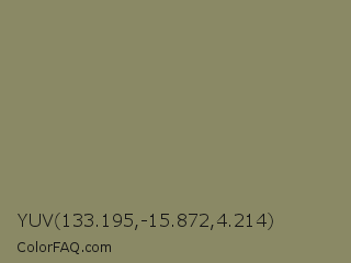 YUV 133.195,-15.872,4.214 Color Image
