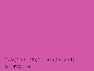 YUV 133.196,16.665,68.234 Color Image