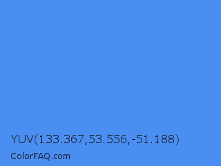 YUV 133.367,53.556,-51.188 Color Image