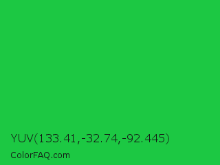 YUV 133.41,-32.74,-92.445 Color Image