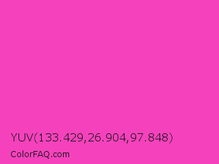 YUV 133.429,26.904,97.848 Color Image