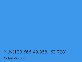 YUV 133.666,49.958,-63.728 Color Image