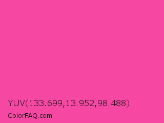 YUV 133.699,13.952,98.488 Color Image